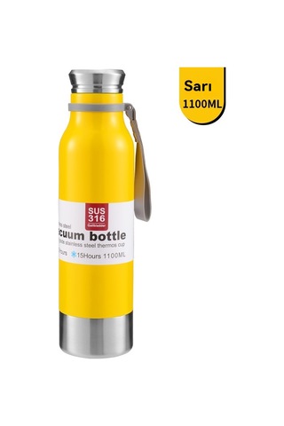 15 Paslanmaz Çelik Termos Bardak Sarı