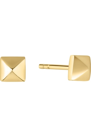 Kadın Mini Piramit Küpe Gold