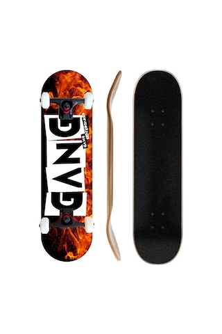 Gang 8.0 Fıre Complete Profesyonel Kaykay Çok Renkli