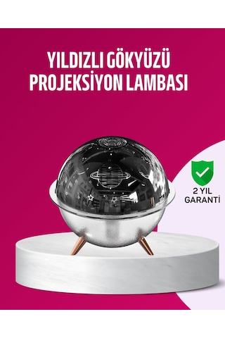 Uzay Temalı Projeksiyonlu Nemlendirici Usb Güçlü Gece Lambası Belirtilmemiş