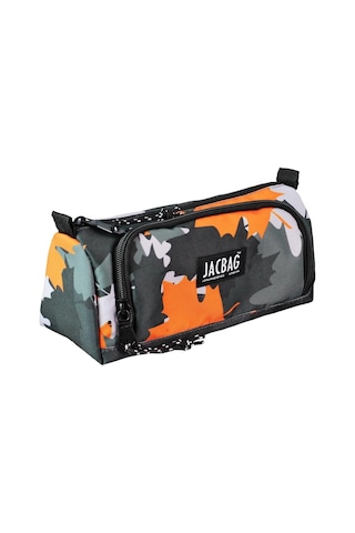 Jacbag Prıme Xl-lastik Ayraçlı İki Bölmeli Kalem Kutusu Turuncu Camoflora Genel