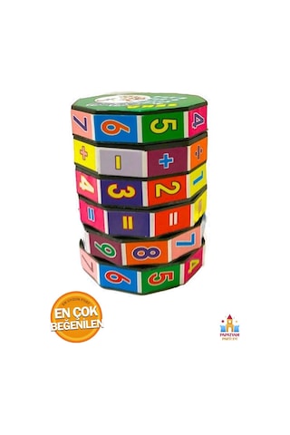 2'li Set Sihirli Sayılar Küpü Matematik Zeka Oyuncak Ve Zeka Küpü Seti