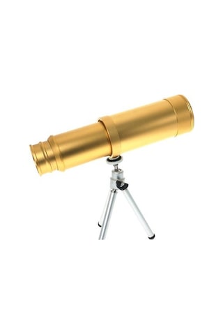 Sahil Seyri Uzak Görme Hobi Aracı 50x50 Panda Metal Gövde Tek Gözle Büyük Mercek Korsan Dürbün Gold