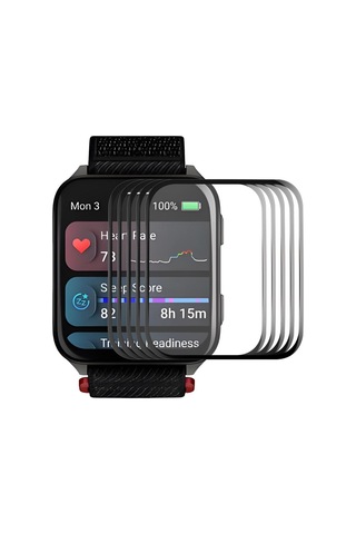 Garmin Venu X1 İçin 5 Adet Enkay 3d Tam Kapsama Yumuşak Pc Kenar Pmma Hd Ekran Koruyucu Film