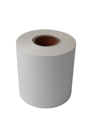 Pp Opak Etiket 100mm X 150mm Ruloda 350 Adet 40mm Kuka Çapında Yırtılmaya Dayanıklı Etiket, Beyaz 1