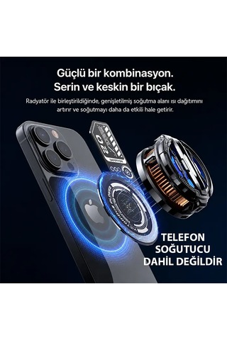 Memo Vc01 Manyetik Metal Halka - Memo Telefon Soğutucu Manyetik Tüm Modeller- 5775