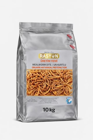 Un Kurtlu Organik Hayvansal Proteinli Üretim Yemi Küçük Taneli - 100 Ml