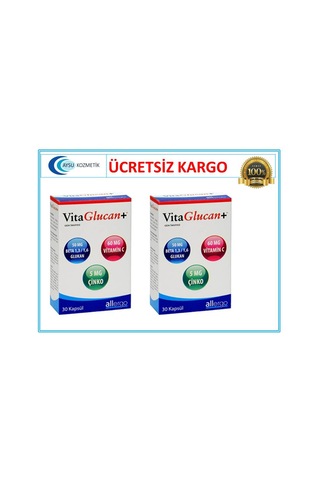 Vitaglucan Betaglucan 30 Kapsül - 2 Adet