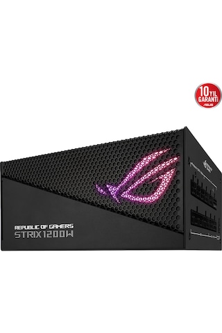 Asus Rog Strıx 1200w 80+ Gold Aura Atx3.0 Pcıe5.0 Full Modüler 135mm Fanlı Psu Rog-strıx-1200g-aura