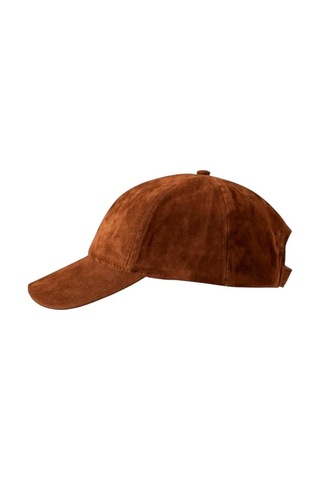 Uniquetrenders Unisex Vegan Süet Şapka Kahverengi
