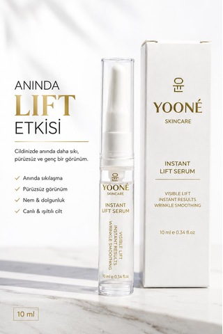 Yooné Skincare Instant Lıft Serum 10 Ml Lıftıng Etkili Kırışıklık Karşıtı Yüz Serumu