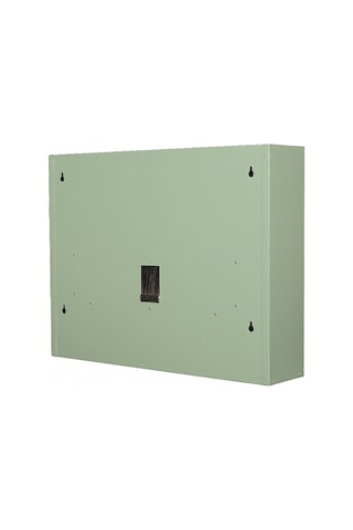 Alfafonet Ziglat 500 Duvar Tipi Laptop Dolabı 700x150x500 Mm Yeşil 70 Kg Taşıma Kapasiteli Kilitli Metal Dolap
