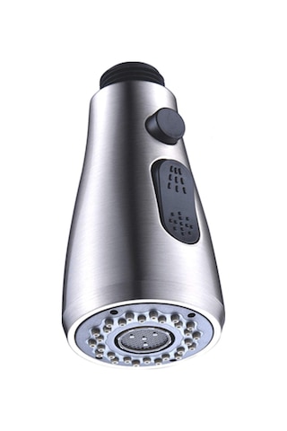 Xiyyadms G1/2 Bağlantılı Mutfak Musluğu Atomizer, 3 Ayarlı Abs Plastiği, Çizgili Bn Finishli Değiştirme Parçası Diğer