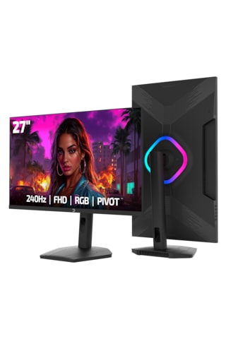 Gamepower Lunis L50 27'' 240hz 0.5ms Va Fhd Rgb Pivot Gaming Monitör Sıfır Ölü Piksel Garantili