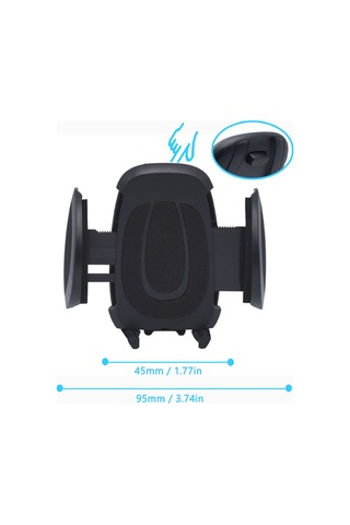 Tenfowee 360 Derece Dönebilen Araç Telefon Tutucu - Kupalık Montajlı, Pratik Ve Sağlam Diğer