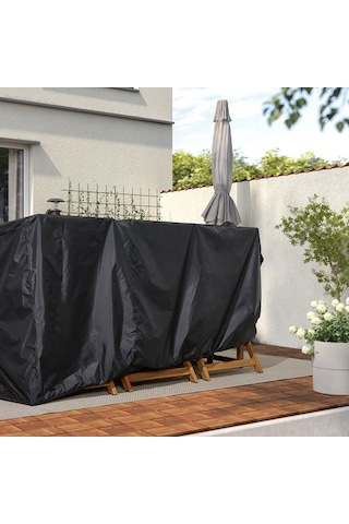 Ikea Tosterö Dış Mekan Mobilya Kılıfı, Siyah, 215x135 Cm