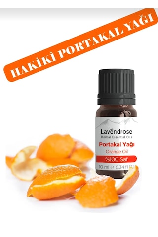 Lavendrose Portakal Yağı %100 Saf- Bitkisel Aromaterapi Yağı 10ml