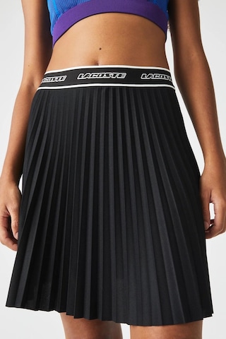 Lacoste Active Loose Fit Womens Skirt Bol Kesim Kadın Etek Siyah
