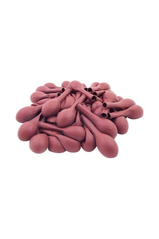 Balon Düz 12 İnc Bordo Vişne Pk:100 Yeni Çok Renkli