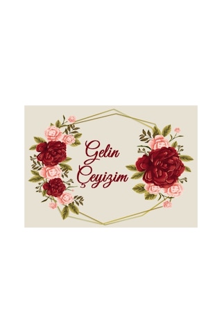 Çeyiz Koli Etiketi 10 Adet A4 Ebat Baskılı Sticker - A4 - 100 - 149 Gr Diğer