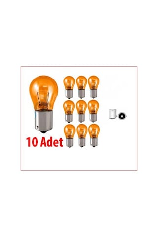 93 12v P21w Turuncu Sinyal Ampulü 10 Adet