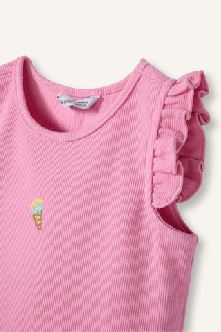 Defacto Bisiklet Yaka Dondurma İşlemeli Pembe Atlet Kız Bebek H8224a526smpn649 Pembe-pn649