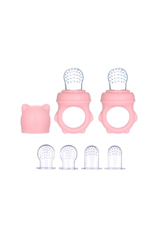 Bebek Gıdası Besleyici Meyve Besleyici Diş Çıkarma Rahatlatıcıları, Bebekler İçin S/m/l 3 Boyutlu Silikon Emzikler, 2'li Paket