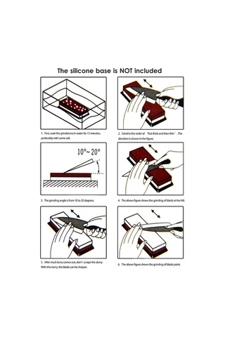 Mufunye 200/600 Grit Çift Taraflı Bıçak Bileme Taşı Bıçaklar Kaba Bileme Bileme Taşı Bileme Taşı 200 50 25mm