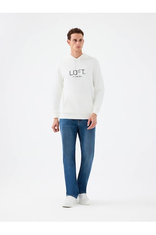 Loft Regular Fit Beyaz Erkek Sweatshirt Lf2041153 Beyaz