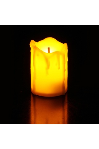 Geekyou Yk5015 Led Mum Işıkları, Ateşsiz Ve Güvenli, Düğün/doğum Günü/bayram İçin, Sarı Renk, 12 Adet Paket