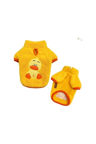 Gedyco Chici Canary Peluş Küçük Irk Köpek Sweatshirtü-21562