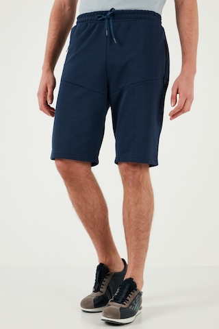 Buratti Belden Bağlamalı Pamuklu Cepli Regular Fit Erkek Short 5908047 Indigo