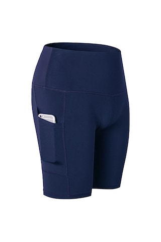 Springsun Kadınlar İçin Yüksek Belli Yoga Şortu - Hızlı Kuruyan, Esnek Ve Sıkı Form - Koşu, Antrenman Ve Spor Aktivitesi İçin - Lacivert Xxl Diğer