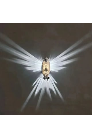 Vkemall Usb Beslemeli Trapezoidal Duvar Lambası, 8w Enerji Tasarruflu Fener, 10 M² Aydınlatma, Soğuk Beyaz Işık, Hızlı Montaj Kanca Beyaz