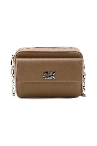 Ck Camera Bag W/pocket Mono Bej