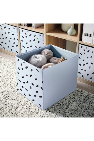 Ikea Dröna Katlanabilir Depolama Kutusu 33 X 38 X 33 Cm Beyaz - Siyah
