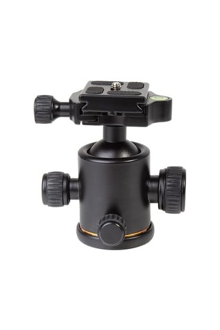 Ball-01 Tripod İçin 360 Derece Top Kafa Metal Gövde Kompakt Ball Head Aparatı