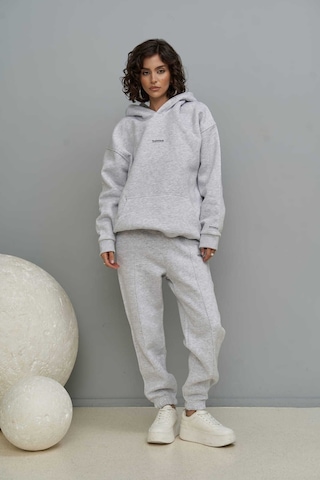 Mai Collection Mai Studios Co. Minimal Baskı Karmelanj Eşofman Takım Kar Melanj