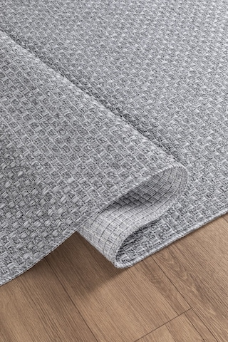 Oturma Odası Balkon Bahçe Mutfak Natura Kaymaz Tabanlı Jut Doğal Yıkanabilir Premium Kalite Bk102-a.gri