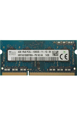 Hynix HMT451S6BFR8A-PB NO AA 4 GB DDR3 1600 MHz Notebook Ram