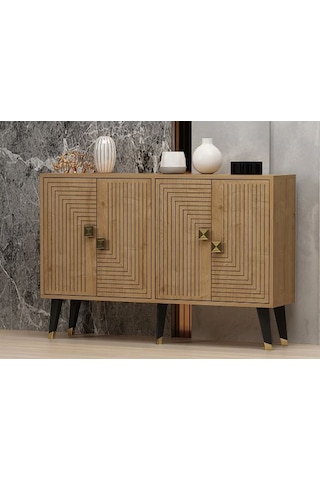 Mire Konsol Tv Sehpası Tv Ünitesi Modern Tasarım-meşe