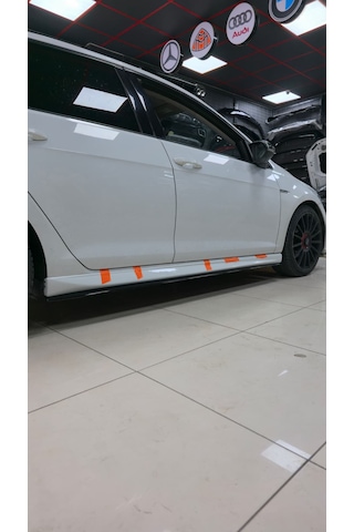 Golf 7 - 7,5 Aero Marspiyel + Lip Plastik Boyalı Lc9a Lip Parlak Siyah