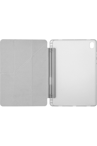 Samsung Galaxy Uyumlu Tab S11 Kılıf Tri Folding Kalem Bölmeli Standlı Kılıf Arka Kapak
