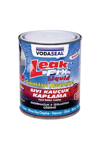 Vodaseal Leak Fix Liquid Sıvı Kauçuk Kaplama 800 G Beyaz