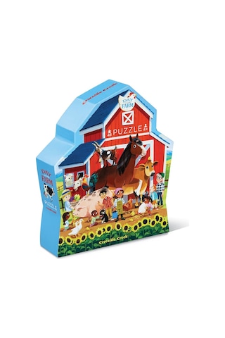 Crocodile Creek Dekoratif Puzzle 48 Parça Çiftlik