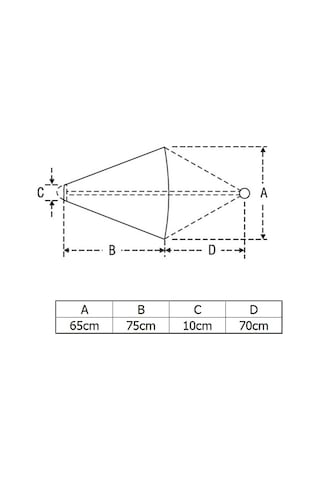 Lalizas Drogue Paraşüt Deniz Çıpası 0.75mt