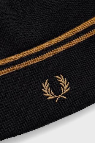 Fred Perry Logolu Yün Karışımlı Bere Unisex Bere C3317 U12 Siyah