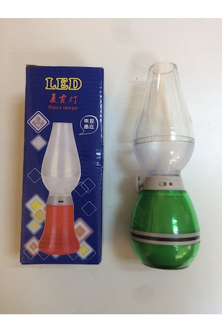 Üfleme Duyarlı Şarjlı Gece Lambası Akülü Led Lamba 1 Adet