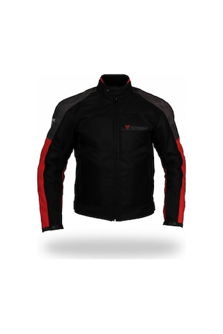 Venom Dynamic V2 4 Mevsim Motosiklet Montu Kırmızı Siyah