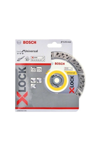Bosch X-lock 125 Mm Elmas Testere Yapı Malzemeleri ve Metal İçin